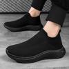 Breathable Knitted Casual Sneakers Men Women Lightweight Sports Shoes Slip-on Socks Shoes for Running
