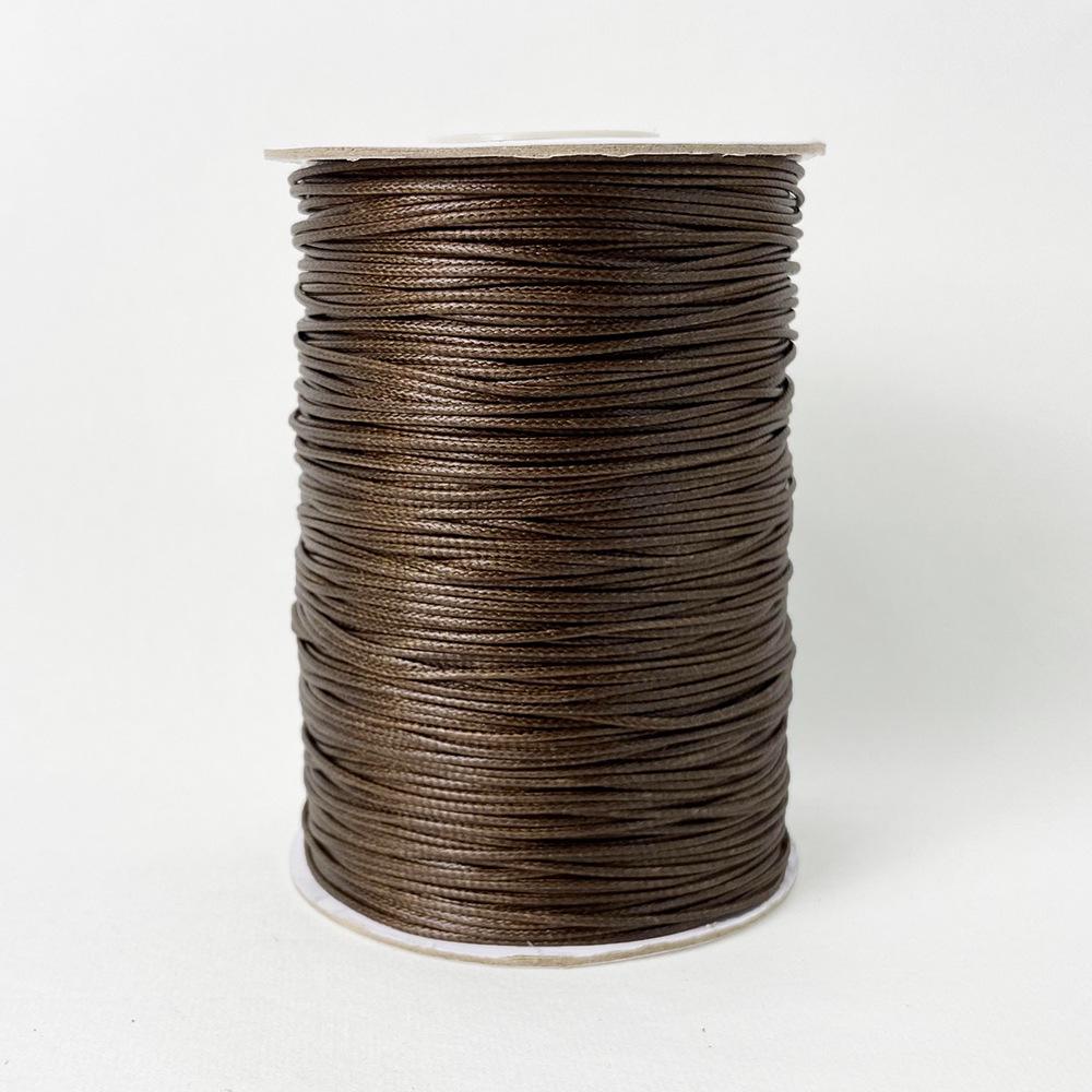 Корейская вощеная веревка 1 мм: Ювелирные изделия и подвеска Ожерелье/Плетеный браслет с ПУ кожей