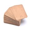 100Pcs Earrings Necklace Holder Display Card Jewelry Display Kraft Card Tag