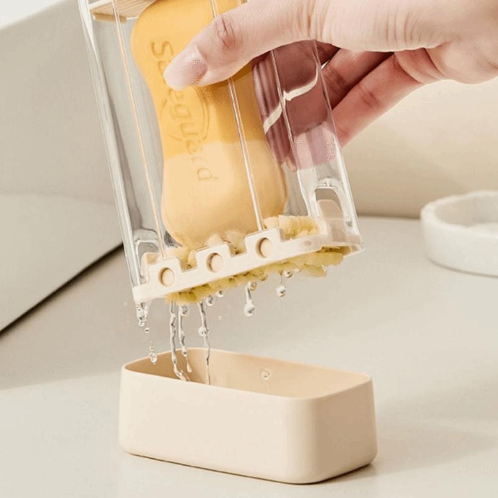 Multifunctional No-wash Soap Foamer Eco-Friendly Soap Dispenser Case Soap Storage Box Kitchen