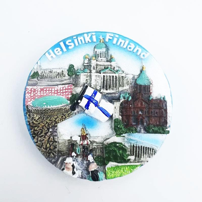 Финляндия Хельсинки Туризм Сувениры Магниты на холодильник Финляндия Путешествия Магнитные наклейки на холодильник Декор для дома Свадебные подарки