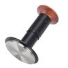 58mm Coffee Tamper with Scale Auto Spring Press Stainless Steel Ground Tamper Walnut Wood Handle