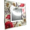 Les Trésors De Lily [L1502] - Red Beige 'Silk Butterfly' Photo Frame