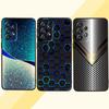 Художественный металлический узор Чехол для телефона Для Samsung A73 A72 A71 A55 A54 A53 A52 A51 A13 A22 A16 A15 A12 A14 A26 A07 5G Черный