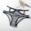 Women's Sexy Underwear Low Waist T-back Panties Hollow Out Strap G-String Thongs Ladies High Cut Bikini Briefs