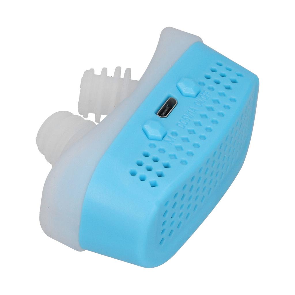 Портативное устройство против храпа, электрическое перерабатываемое устройство для облегчения храпа для людей, страдающих сильным храпом(синий )