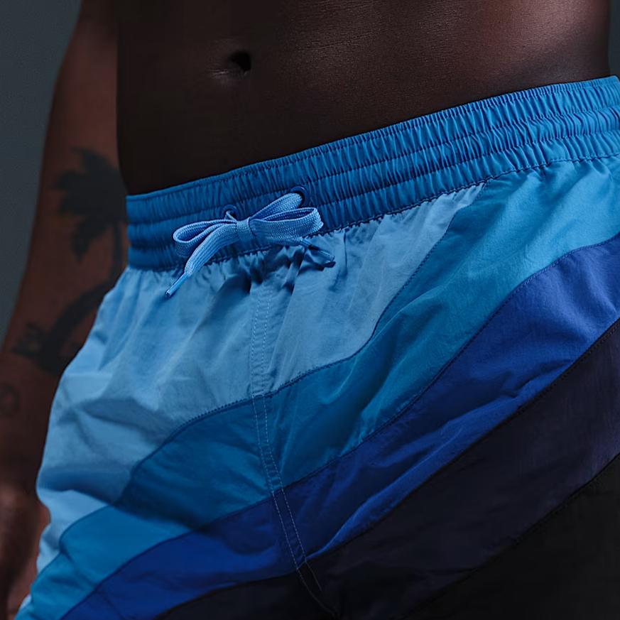 Nike Удобные Стильные Эстетичные Простые Плавки Мужская одежда для плавания Синий Черный NESSF512-494