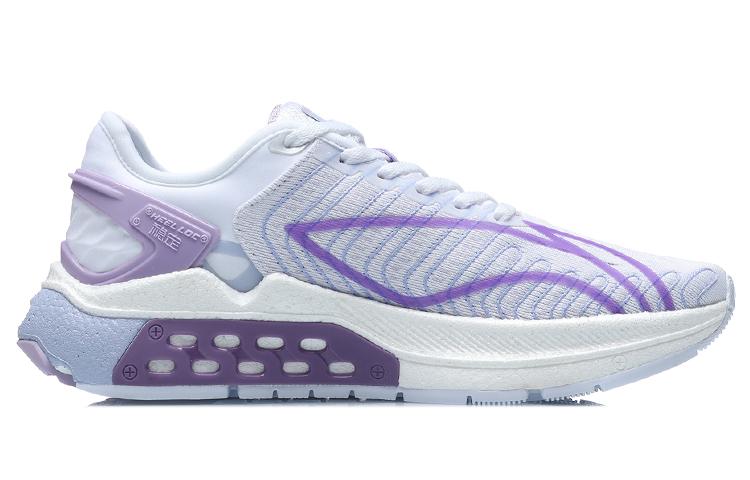 Women's Sneakers Li-Ning Furious Rider 5.0 Casual Shoes Women's Low-top White/Purple