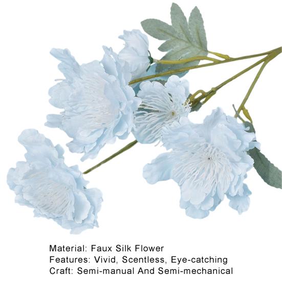 Имитация цветка. Изысканные привлекательные художественные практические цветочные композиции. Искусственный пион для сада.