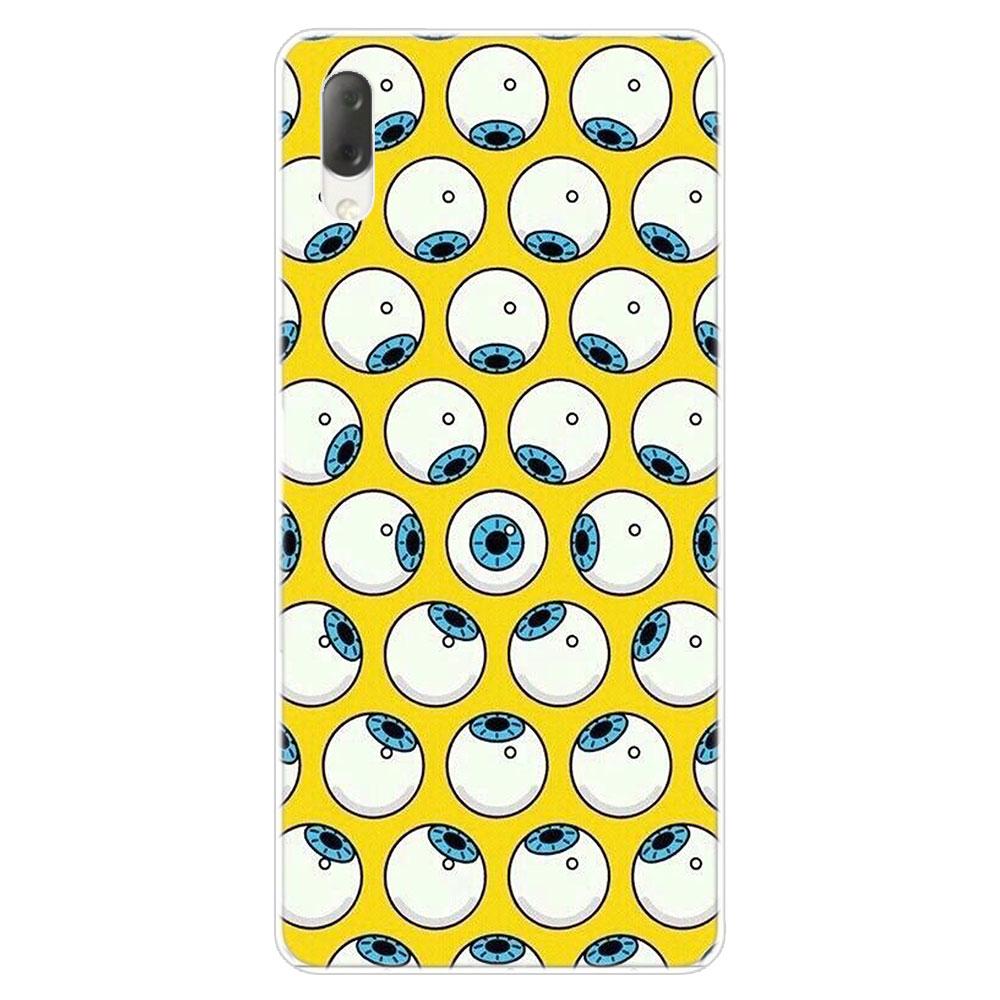 Жесткий чехол с милым мультяшным подмигивающим глазом для Sony Xperia L1 L2 L3 X XA XA1 XA2 Ultra E5 XZ XZ1 XZ2 Compact XZ3 M4 Aqua Z3 Z5 Premium