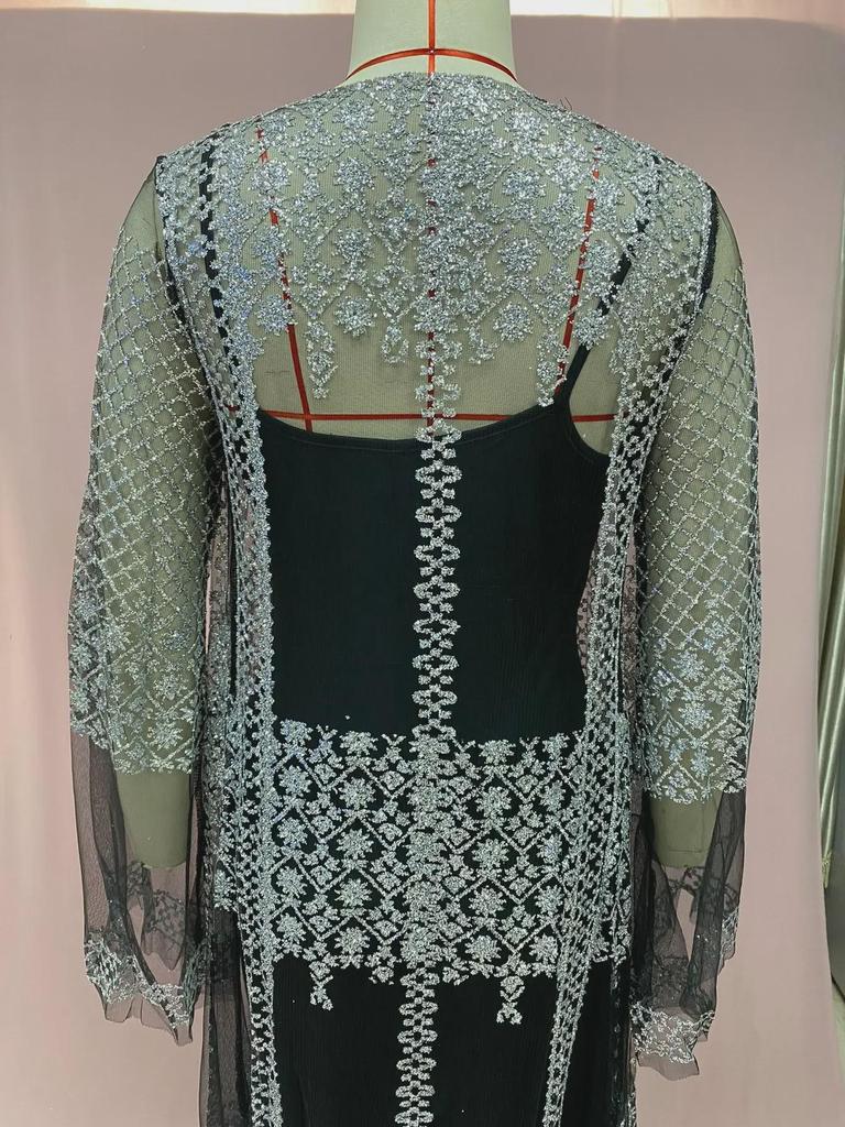 2025 Европейское и Американское Сексуальное Платье-Шаль Из Двух Частей Вечернее Платье Для Женщин