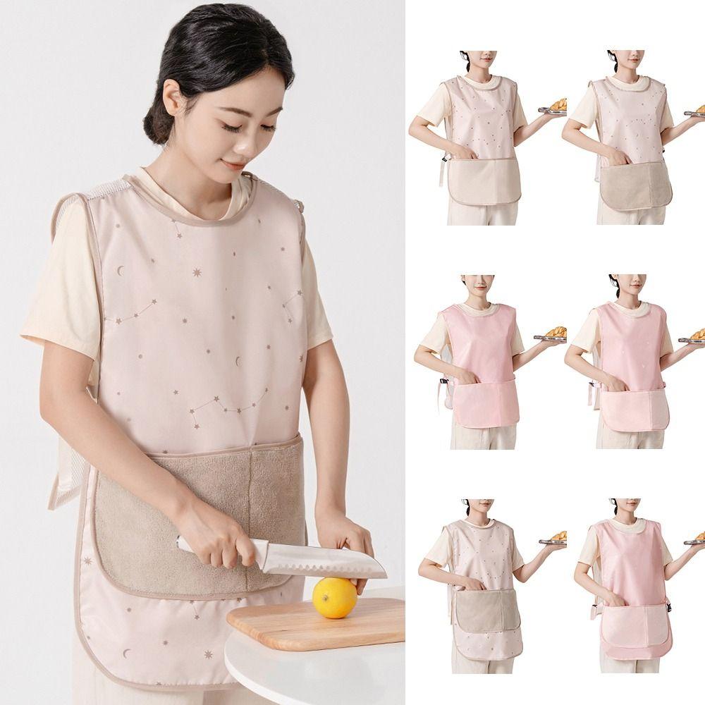 Фартук без рукавов в стиле жилета, легко моющийся, для рук, униформа кофейни для поваров и официантов