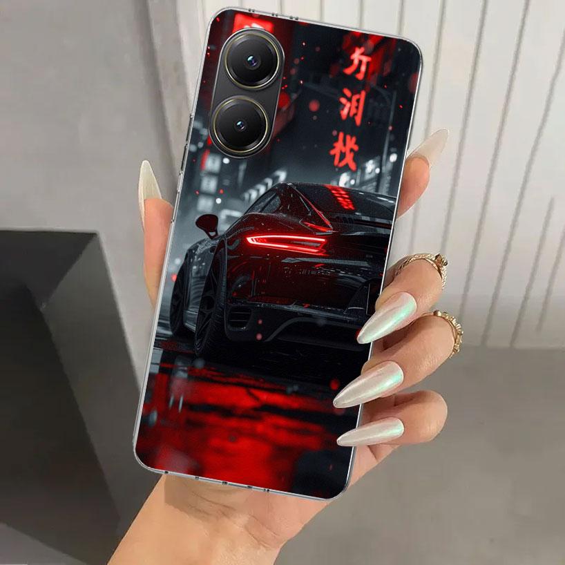 Чехол для телефона Спортивный автомобиль 911 для Xiaomi Poco X5 X6 X7 Pro F7 Ultra M7 Redmi 15 15C 13 13C 12 12C 10 10A 10C 9 9A 9C 9T Оболочка Poco X