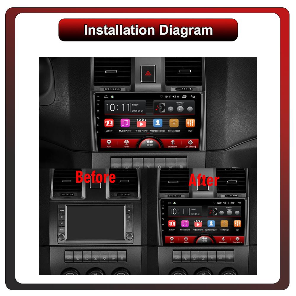 2DIN Android Автомобильная радиостанция Car-Play, УАЗ Патриот 2012-2016, Мультимедийный плеер, Головное устройство, Стерео, GPS-навигация, BT, WIFI, 1+16 ГБ