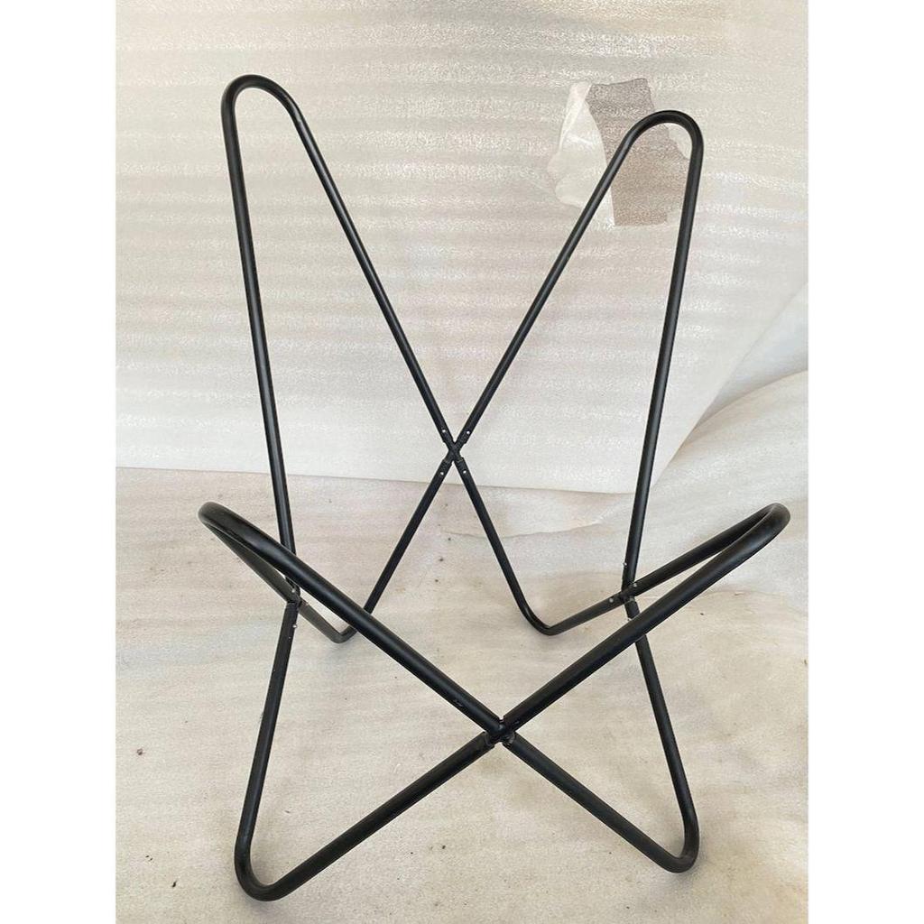 Кожаное кресло-бабочка Кожаное кресло-бабочка с креплением на голове Кожаное кресло-подлокотник Гостиное кресло Садовое кресло Расслабляющее кресло ( Черно-коричневый)