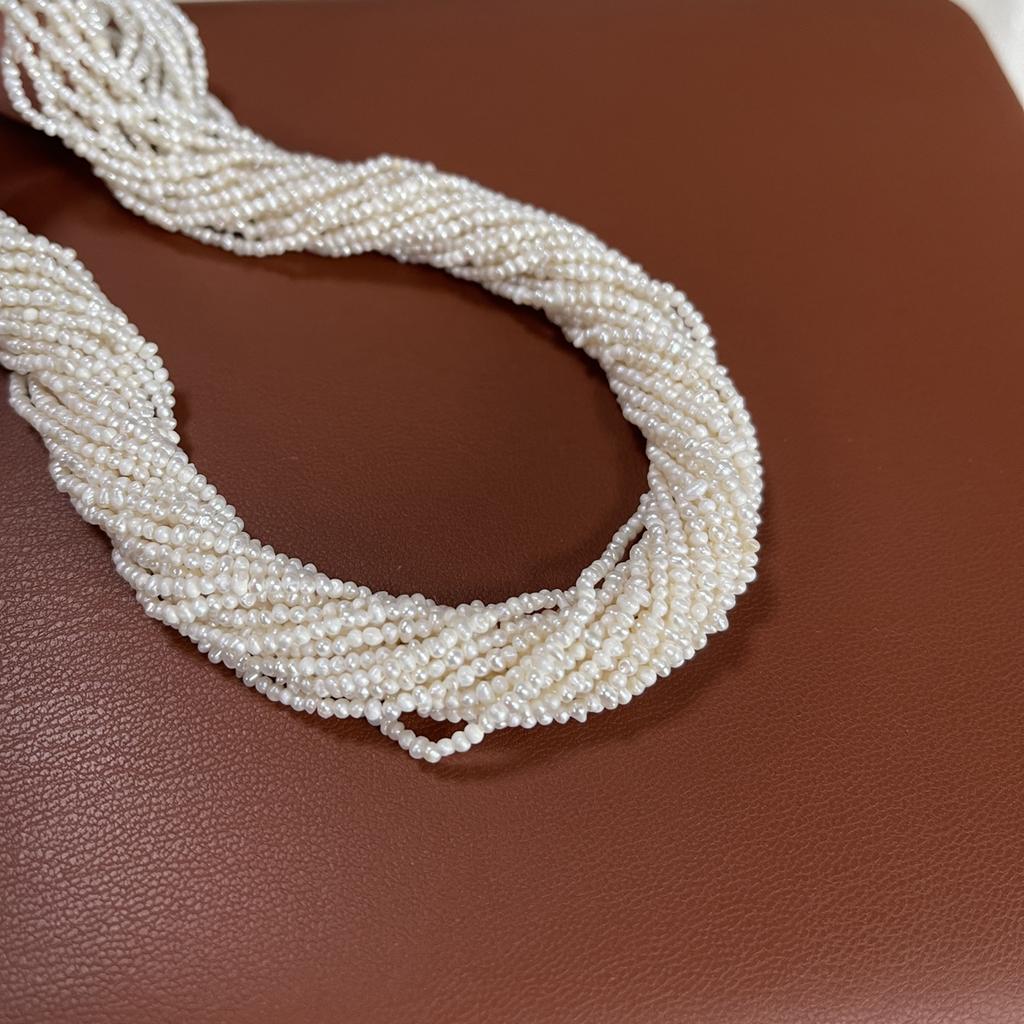 1 нить, винтажные белые искусственные бусины из жемчуга, 0,18-0,2 см, для изготовления украшений своими руками, подарков на День святого Валентина, невесты, подружки невесты, женщин, свадебных поделок, 36 см