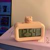 Student Alarm Clock Dormitory Desktop with High Appearance and Multi-functional Luminous Cute Pig Timer Clock Small Desktop