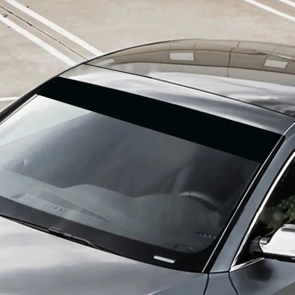 Auto Front Windscreen 3D Transparent Car Windshield Sunshade Sticker UV Protection Decorative Decal Easy Installation