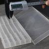 5Pcs Twist Drill Empty Box Storage Boxes Plastic Toolbox Tools Accessories Woodworking Drill Bits Transparent Plastic Boxes