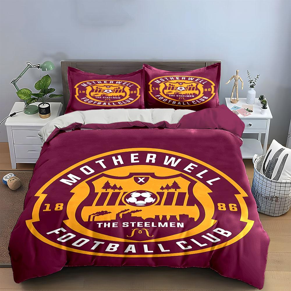 Football Club Logo Bedding Set Bedding Duvet Cover Set Duvet Cover Pillowcases (1 * Duvet Cover 2 * Pillowcases, without duvet insert)