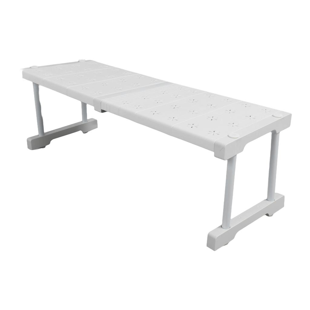 Расширяемый органайзер для полок шкафа, регулируемая экономящая место натяжная полка для гардероба или под раковину, ширина 24 см, высота 22 см