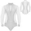 Мужской комбинезон для акробатической гимнастики танго, румба, ча-ча, латиноамериканских танцев, боди, рубашка, топы, мужской трико для фигурного катания с длинным рукавом