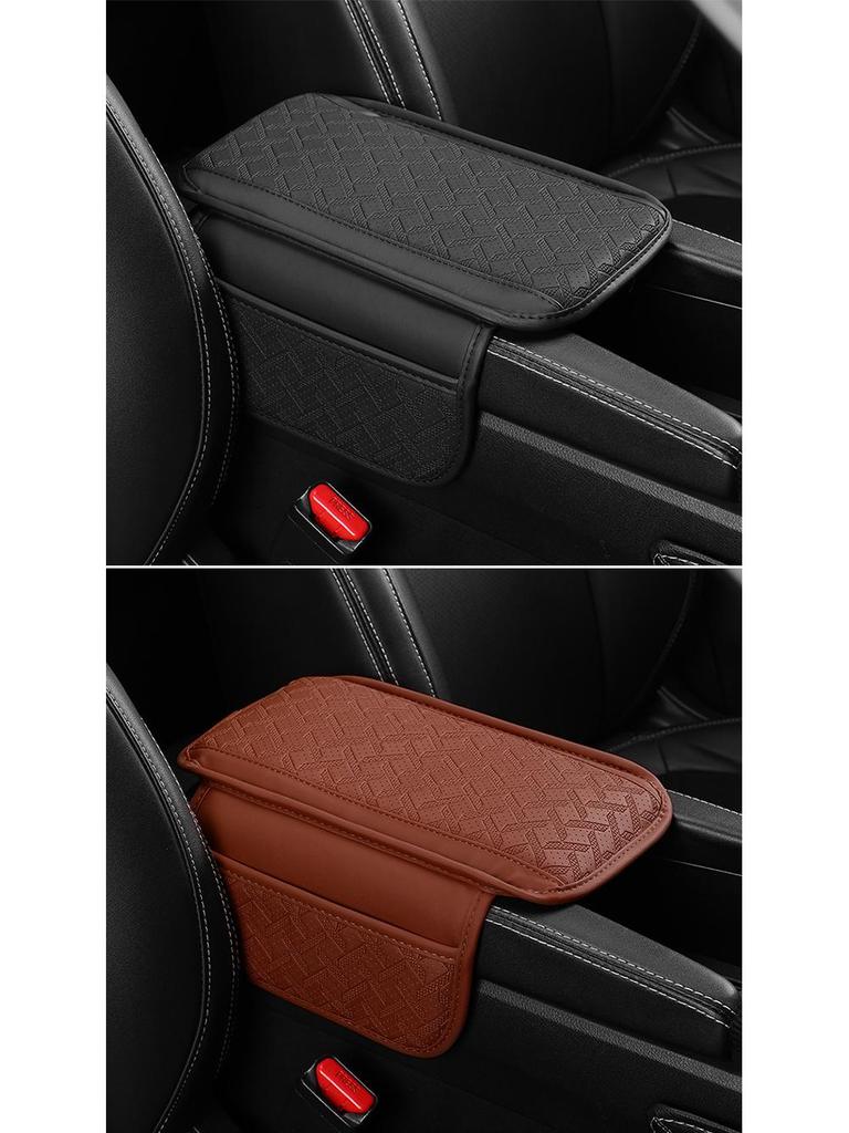 Universal Car Armrest Pad: Heightening & Storage Solution for Central Elbow Rest