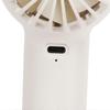 Mini Handheld Fan Portable USB Rechargeable Small Pocket Fan with Cooling Plate for Eyelash Makeup Kids Women White