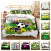 3D футбольный дизайн, домашнее постельное белье, пододеяльник, постельное белье, пододеяльники, моющиеся покрывала из микрофибры, мягкая микрофибра