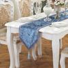 Chinese Table Runner Modern European Jacquard Table Runner Simple Fashionable Solid Color Light Luxury for Party Home Decoration