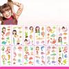 6Pcs/set Kids Space Themed Temporary Tattoos Fantasy Planet Designs Fun Preschool Party Favors Stickers