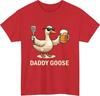 Daddy Goose Funny TShirt Fathers Day BBQ Beer Silly Goose Summer Party Shirt