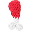 1pc Pet Dog Woven Toy Chicken Drumstick Shape Animal Rope Dog Cute Dog Toy for Dog Chewers Braided Puppy Toys Teeth Cleaning