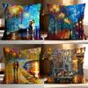 Модная Масляная Наволочка L-Lleonid afremov Мягкая Стираемая Подушка Многоцелевая для Дивана Кровати Путешествия Офиса