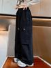 Trendy Girls' Wide Leg Cargo Pants – Spring/Autumn Casual Wear for Junior High School Students