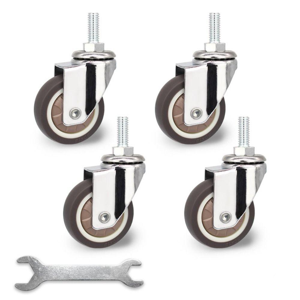 Шариковые Поворотные Колеса Металлическая Верхняя Часть Мебельные Колеса Бесшумные Колеса Колесики Стол