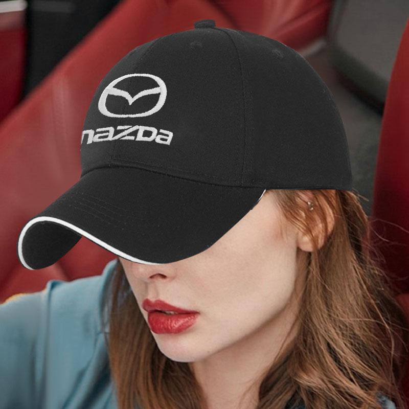 Для Mazda 3 Alexa CX30 CX-4 CX5 CX-5 CX8 CX-8 CX-30 CX9 CX-9 Axela Demio Atenza MS GJI Мода Мужчины Женщины Украшение Авто Бейсболка Логотип Авто Солнечная Шляпа