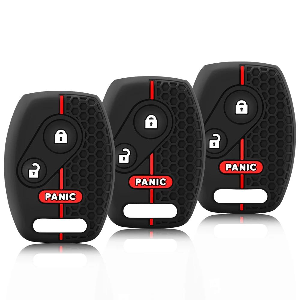 Автомобильный чехол для ключей силиконовый чехол для Honda Accord CRV Civic Pilot Insight Ridgeline