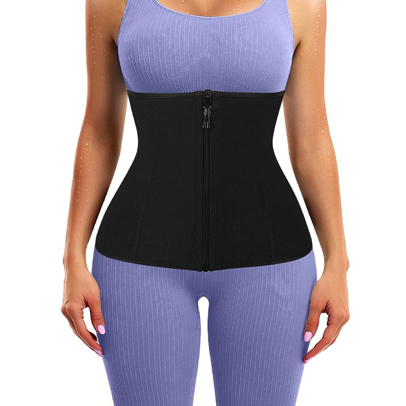 Women Sauna Waist Trainer Slimming Belly Wrap Tummy Control Sweat Band 5 Bones Gym Accessories Losing Weight Lumbar Belt Shaper