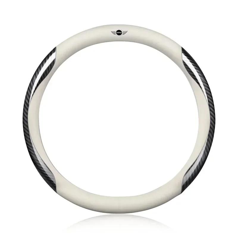 X4 X5 X6 For BMW New Car Leather Carbon Fiber Non-slip Steering Wheel Cover For BMW E46 E39 E90 E60 E36 F30 F10 E34 X5 E30 F20 E