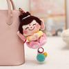 Cute Lotus Small Buddha Treasure Plush Toy Small Pendant Doll Good Luck Lotus Bag Keychain Hanging Decoration