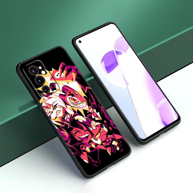 Аниме Чехол для телефона Helluva Boss из черного силикона для OnePlus 9 10 11 12 ACE 2V Pro 9RT 10T 10R Nord CE 2 3 Lite N10 N20 N30 5G
