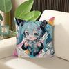 H-Hatsune Miku Наволочки Чехлы для подушек Мягкие подушки Декоративные подушки для дивана Элегантная комната Сон Дом