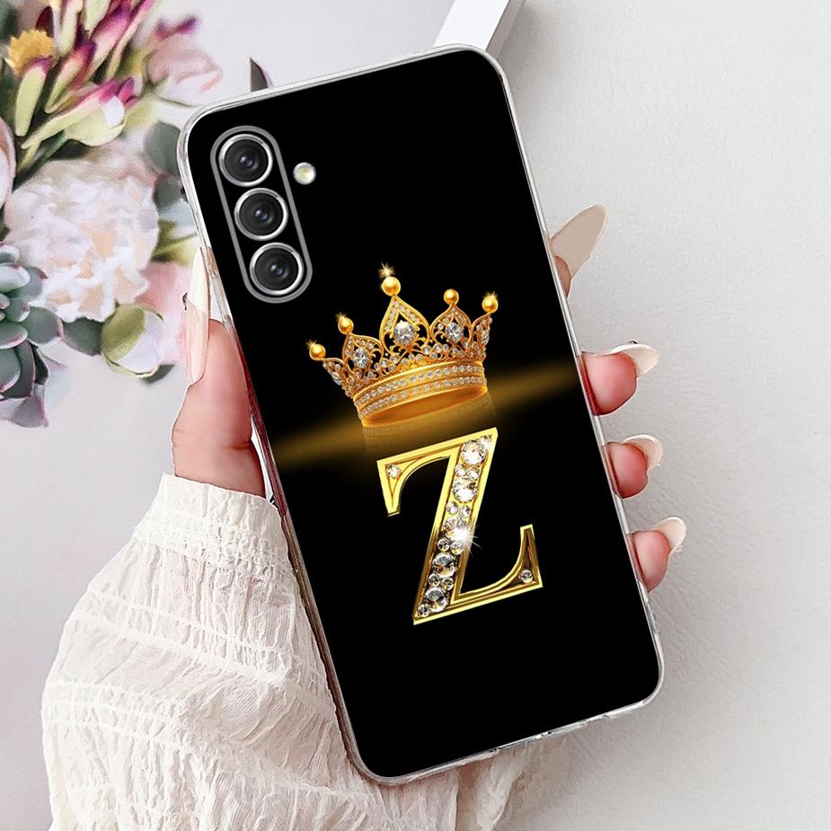 Чехол для Samsung Galaxy S24 FE S24 Plus Новый Чехол с Буквами Короны Мягкий Тонкий Чехол для Телефона Для Samsung S24 Ultra S 24 S24+ S24FE Корпус