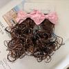 2Pcs Curly Children's Bow Wig Princess Bowknot Hairclip Fasion Baby Wig Hairpin  Daily