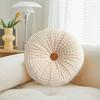 Декоративные подушки в европейском стиле, легкие, роскошные, однотонные, в форме колеса, круглый стул ручной работы, офисные подушки, диванная подушка, футон