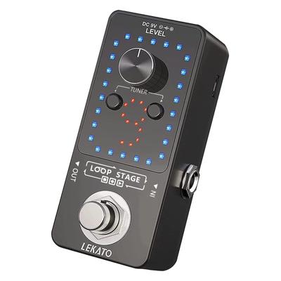 Педаль эффектов Looper с 9 петлями, тюнером, гитарными эффектами, 40 минут безлимитного наложения, USB-кабель для электрогитары, необходимо приобрести блок питания