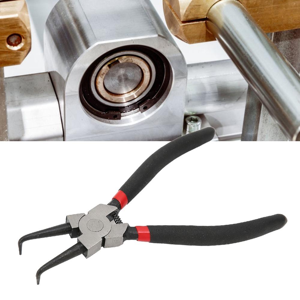 Carbon Steel Retaining Ring Pliers Immersion Handle Circlip Pliers Convenient Angled Pliers DIY