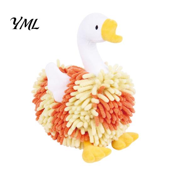 Quick Dry Hand Towel for Kids Chenille Goose Towel, Soft Cute Fuzzy Polyester Towels Absorbent Ball Bathroom Kitchen Room Hanging