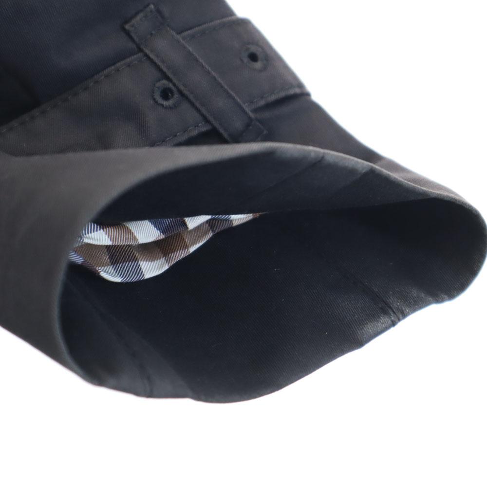 Aquascutum Тренч черный Сделано в Японии Подкладка с поясом Женский Б/У